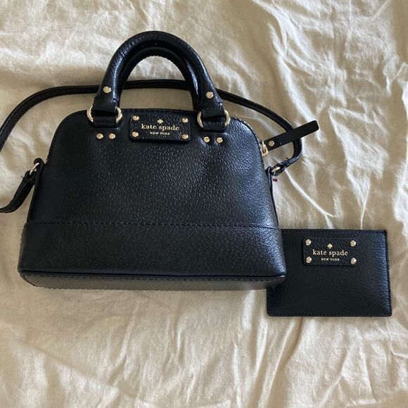 Kate spade WELLESLEY Mini Rachelle Crossbody Bag with matching card holder NWOT - Picture 2 of 13